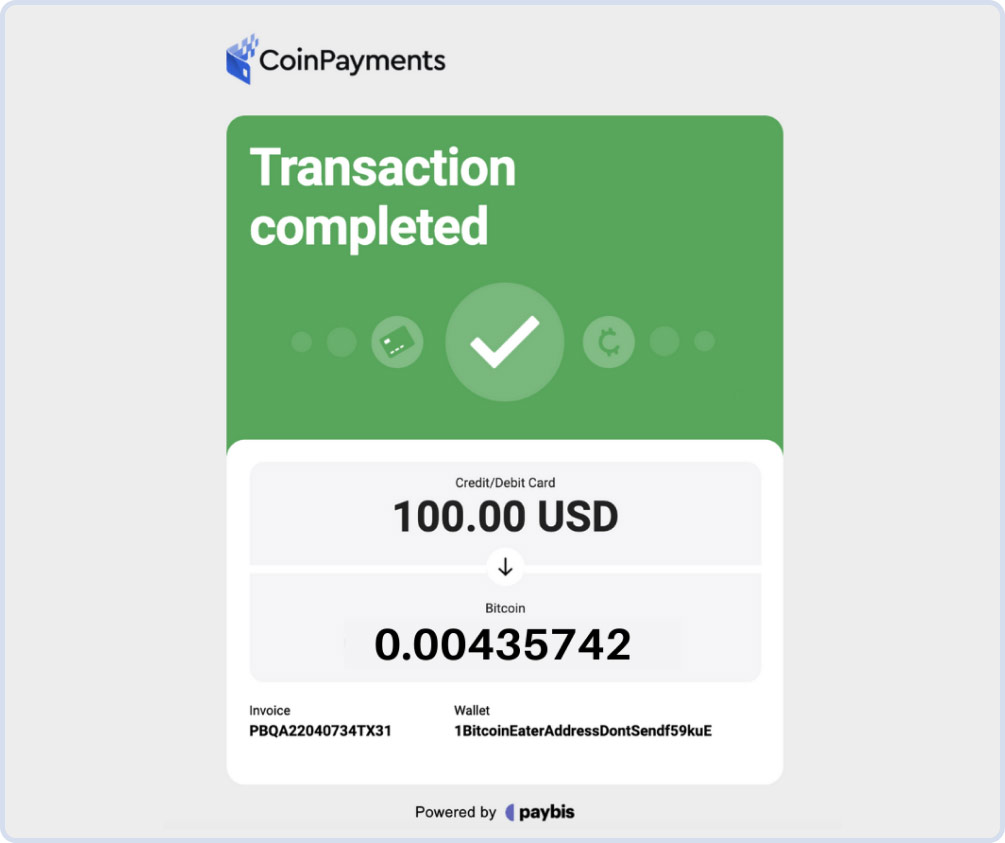 coinpayments paybis transaction completed