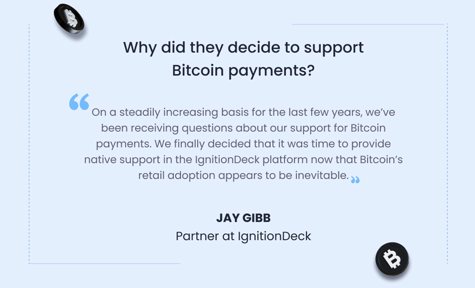 ignition deck coinpayments integration testimonial