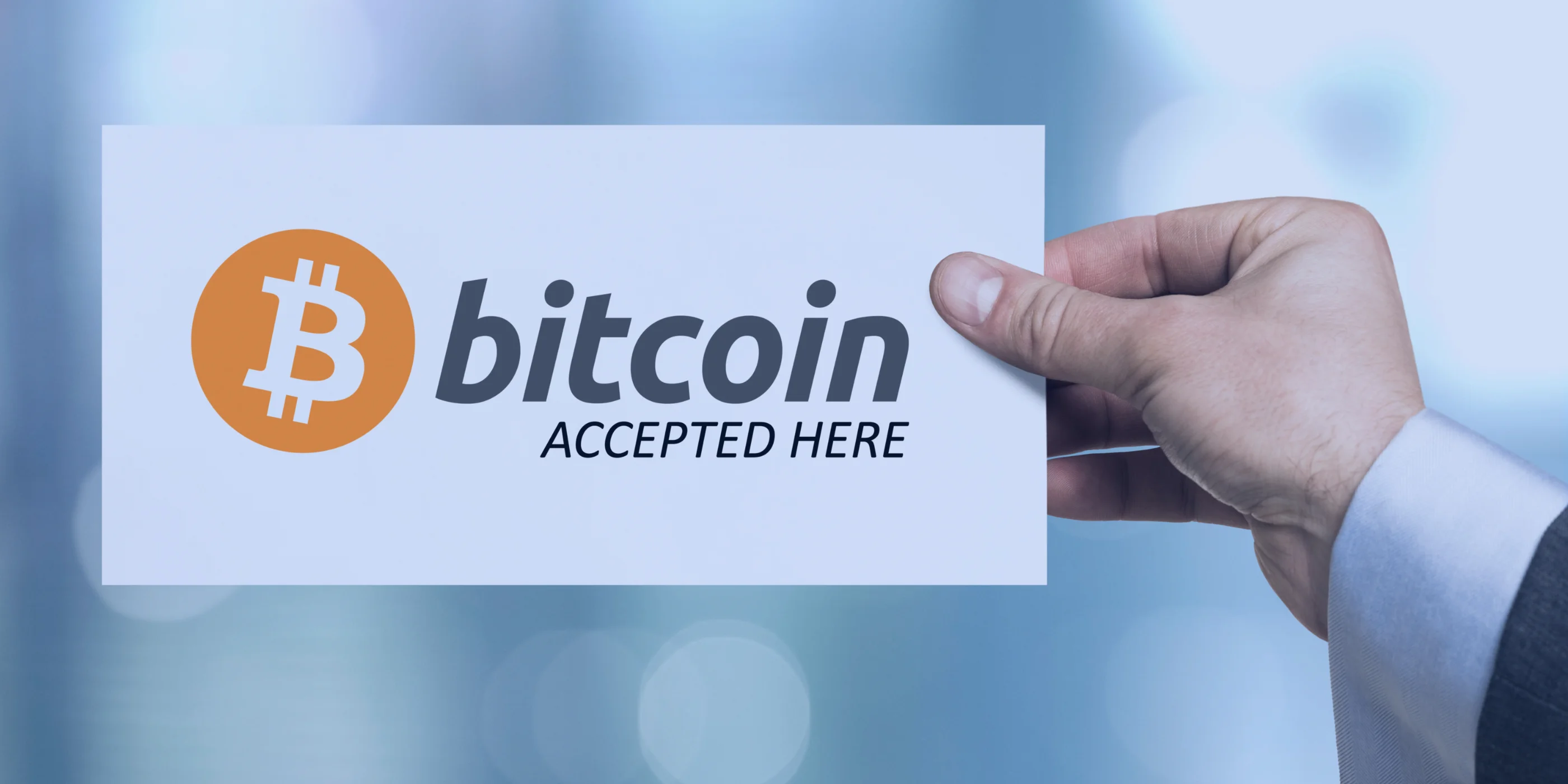bitcoin accepted here store sign