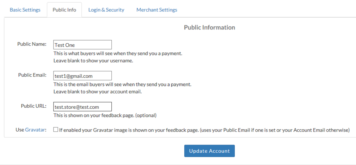 coinpayments account settings