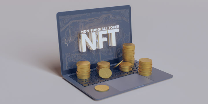 nft on computer