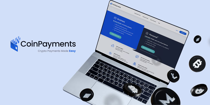 coinpayments on laptop